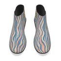 Pastel Zebra Pattern Women's Fashion Boots Multi