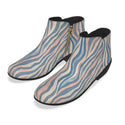 Pastel Zebra Pattern Women's Fashion Boots Multi