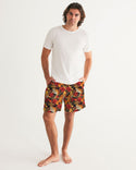 Leopards & Roses Men's Swim Trunk Multi