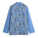 Cheetahs & Monkeys Women's Leisure Jacket Wedgewood Blue