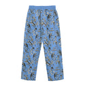 Cheetahs & Monkeys Straight Casual Cotton Pants Wedgewood Blue