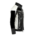 THE LOVERS MEN'S STAND-UP COLLAR BLOCK SLIM-FIT JACKET MULTI