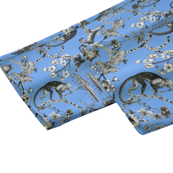 Cheetahs & Monkeys Straight Casual Cotton Pants Wedgewood Blue