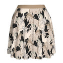 Beautiful Horses Women's Short Skirt Golden Beige