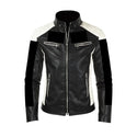 THE LOVERS MEN'S STAND-UP COLLAR BLOCK SLIM-FIT JACKET MULTI