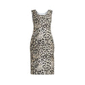 classic leopard bk couture bodycon dress multi