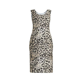 classic leopard bk couture bodycon dress multi