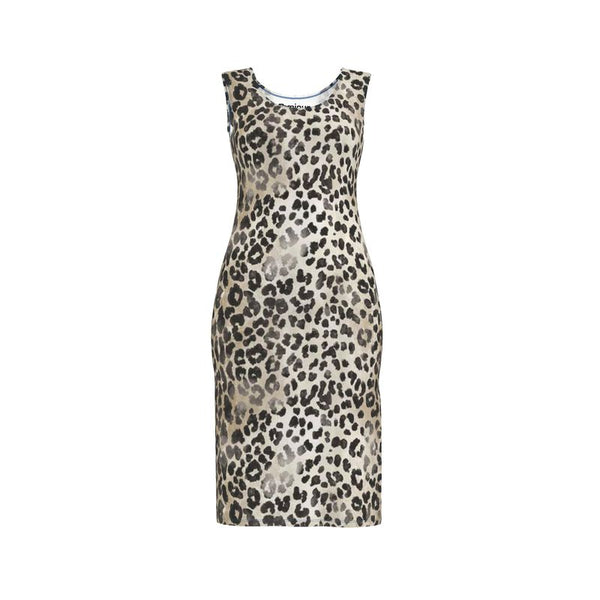 classic leopard bk couture bodycon dress multi