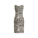 classic leopard bk couture bodycon dress multi