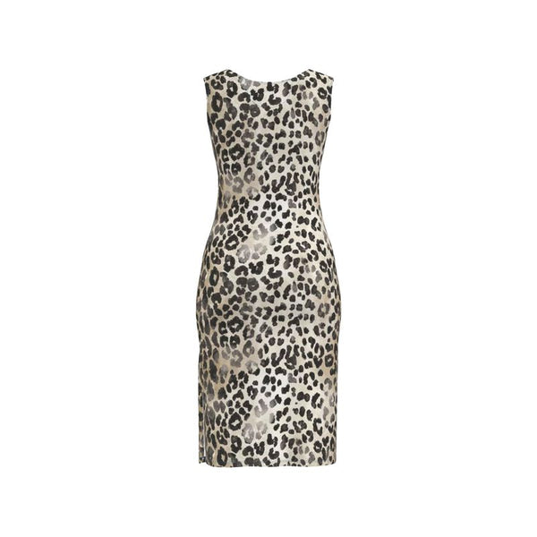 classic leopard bk couture bodycon dress multi