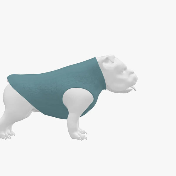 Solid Colour Cable Knit Merino Wool Round Neck Dog Sweater Farne