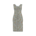 hummingbirds in flight bk bodycon dress