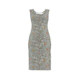 hummingbirds in flight bk bodycon dress