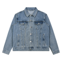 Vintage Wash Denim Jacket blue