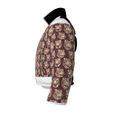 Tiger Heads Men's Puffer Jacket Muted Burgundy