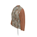 BOHEMIA LEOPARDS WRAP BLAZER ORANGE BRONZE