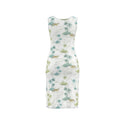 pastel tropics bodycon dress