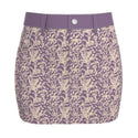 Whimsical Florals Denim Mini Skirt Clover