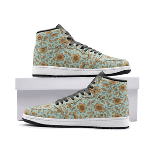 iced blue & gold flowers women's Sneaker TR multi