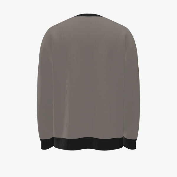 Fighting Dragons Men's Oversized Crew Neck Pullover Juta