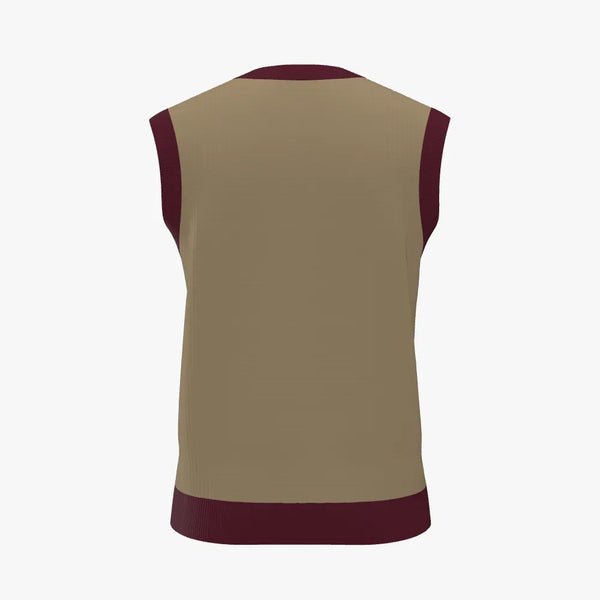 Celestial Lion Men's Crew Neck Vest Burlywood