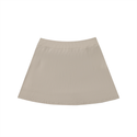 Solid Colour High Waist Pocketed A-line Skirt Light Coffee
