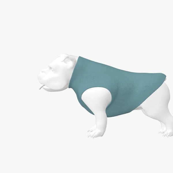 Solid Colour Cable Knit Merino Wool Round Neck Dog Sweater Farne