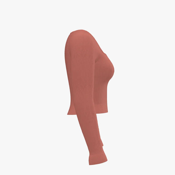 Solid Colour Women's Sweetheart Neckline Top Coral Red