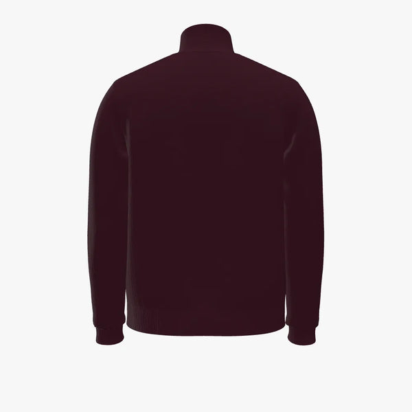 Solid Colour Men's Cashmere Zip Up Jacket Nocturne