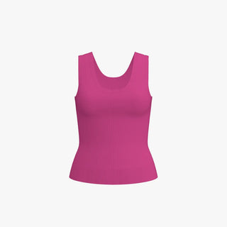 Solid Colour Women's Cashmere Tank Top Flower Show