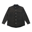 Denim Vintage Washed Heavyweight Jacket Black