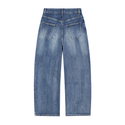 Sun Fade Heavyweight Denim Jeans Blue