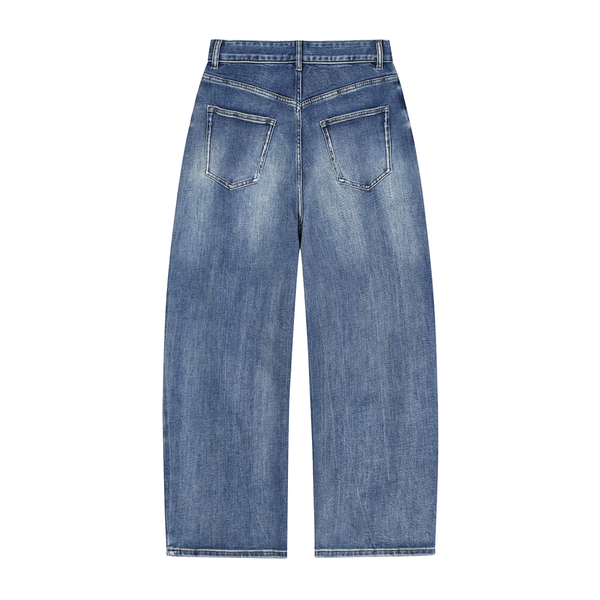 Sun Fade Heavyweight Denim Jeans Blue