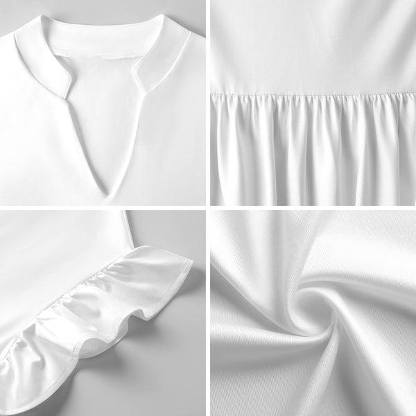 Classic Leopard Print Women's Ruffle Sleeve Tiered Midi Dress Multi