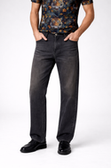 Vintage Wash Men's Heavyweight Denim Jeans Black