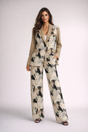 Beautiful Horses Women's Leisure Blazer Golden Beige