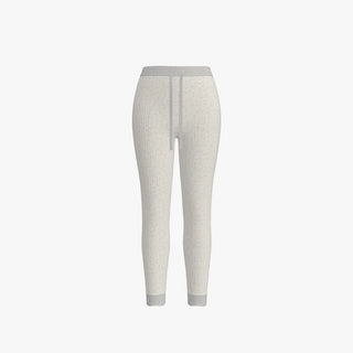 Neutral Nature Pattern Women's Cashmere Leggings Natural Light Taupe