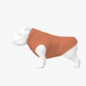 Easy Care Merino Wool Shawl Collar Dog Sweater Light Salmon
