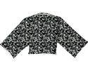 Black & Grey Animal Print Neoprene Block Top Multi