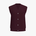 Solid Colour Men's Cashmere V-neck Cardigan Vest Nocturne