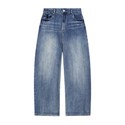 Sun Fade Heavyweight Denim Jeans Blue
