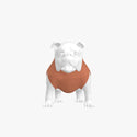 Easy Care Merino Wool Shawl Collar Dog Sweater Light Salmon