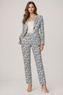 Dancing Ladies Blue Women's Suit Trousers Multi