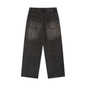 Vintage Wash Men's Heavyweight Denim Jeans Black