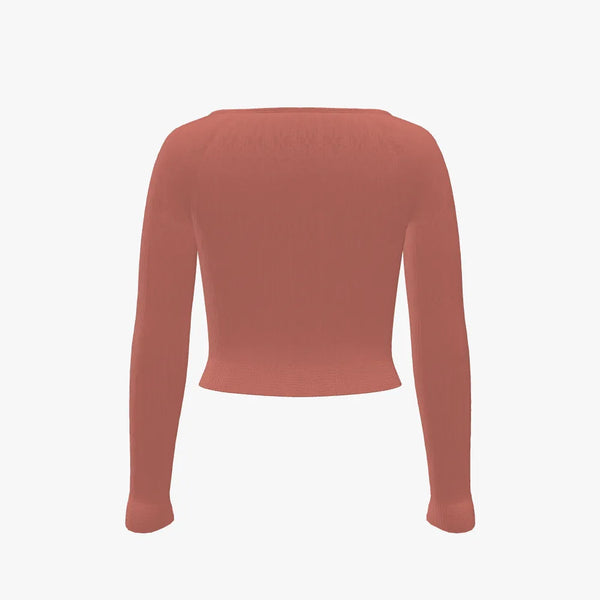 Solid Colour Women's Sweetheart Neckline Top Coral Red