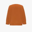 Solid Colour Cashmere Women's Boatneck Dolman Sweater Clementine