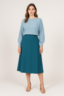 Pure Cashmere Women's Boatneck Dolan Sweater Crystal
