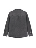 Denim Vintage Washed Heavyweight Jacket Black