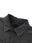 Denim Vintage Washed Heavyweight Jacket Black