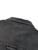 Denim Vintage Washed Heavyweight Jacket Black